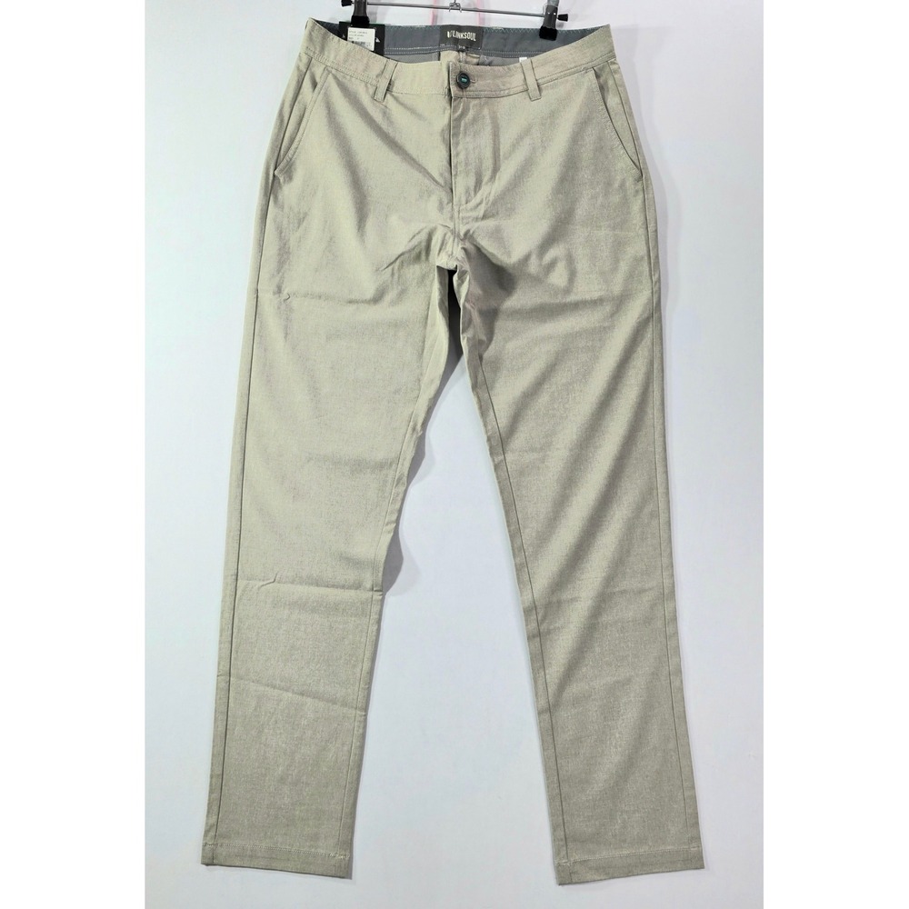 Linksoul Boardwalker Pants Khaki Mens 32 Golf Chino Stretch Straight NWT